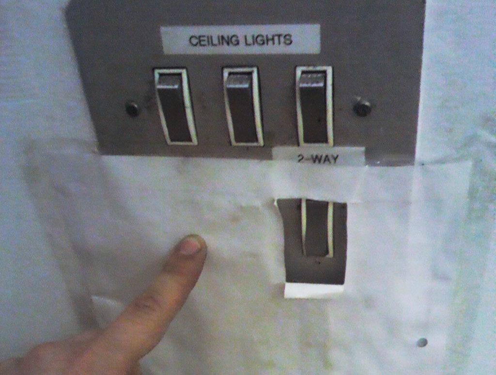 Light switch panel, RCA