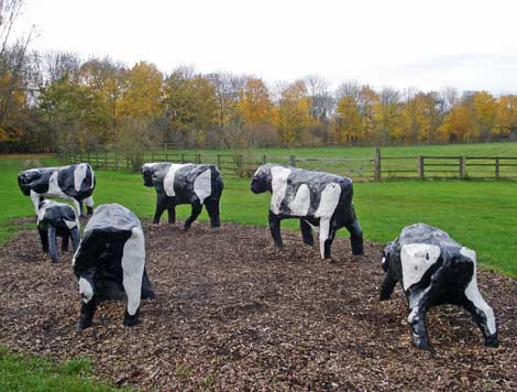 Milton Keynes' Concrete Cows, by Diamond Geezer